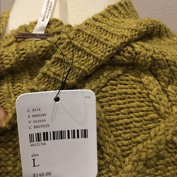 NWT FREE PEOPLE PARFAIT SWEATER SIZE L LARGE $168 - Picture 8 of 8